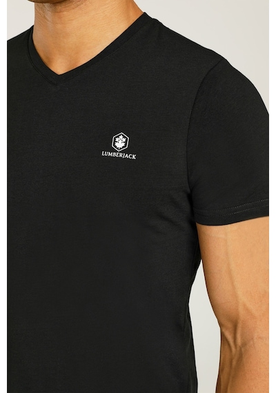 Lumberjack Shift Co 2M Ct106 Basıc V Neck T-Shırt Siyah 001 Lumberjack Shift Co 2M Ct106 Basıc V Neck T-Shırt Siyah 001