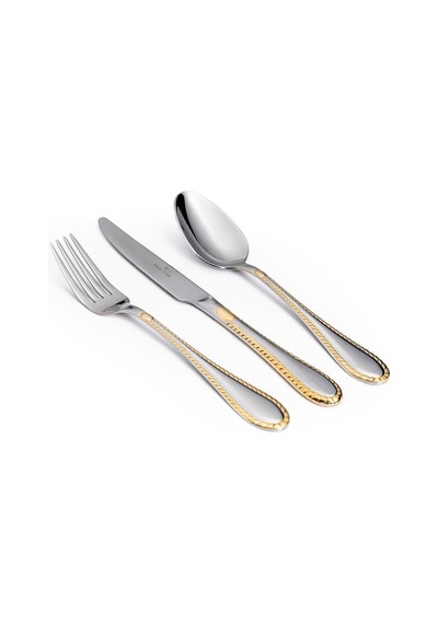 Maxx Doria Lisbon G Decorated 6 Kişilik 42 Parça Çatal Kaşık Bıçak Takımı Pa1065 Gold