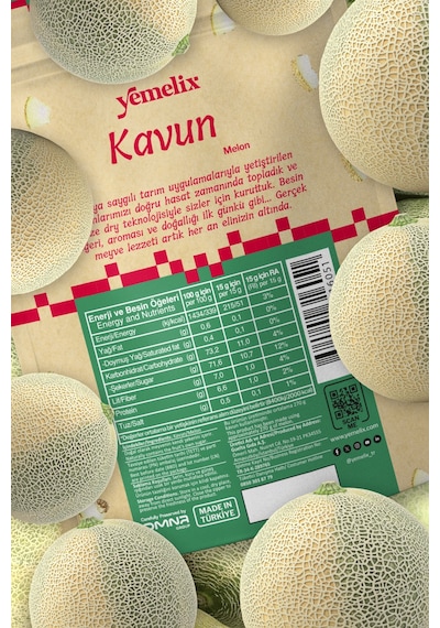 Freeze Dried Kavun Kuru Meyve Cipsi - Dondurularak Kurutulmuş Kavun 15g 15 G