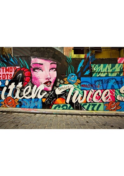 Graffity ( Graifiti) Duvar Boyama Sanatı Duvar Kağıdı