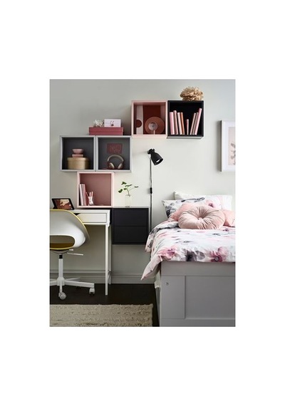 Ikea Hektar Duvar Lambası, Koyu Gri, 11 Cm, Mandal Spotu
