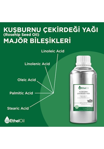 Etheloil Kuşburnu Çekirdeği Yağı 500 G