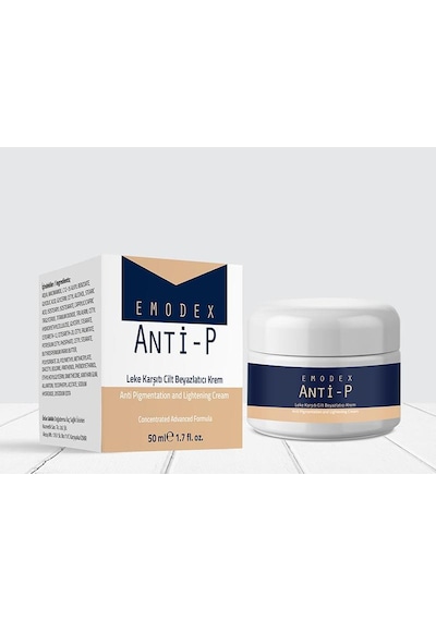 Emodex P Leke Karşıtı Cilt Beyazlatıcı Krem 50 ML