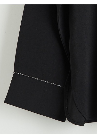 Lcw Grace Siyah Regular Fit Kadın Gömlek