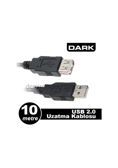Dark 10 Metre Usb 2.0 Uzatma Kablosu