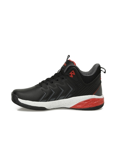 Kinetix Harger Pu 5pr Siyah Unisex Basketbol Ayakkabısı Siyah-kırmızı