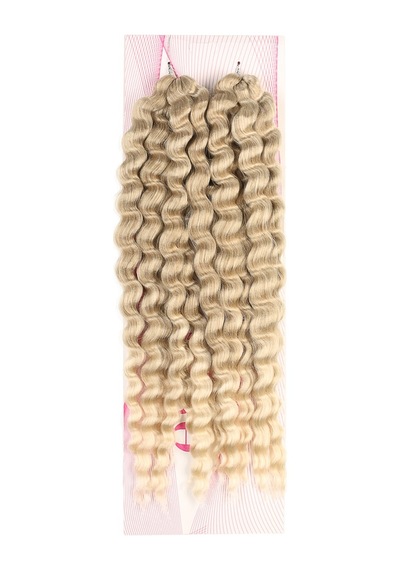 Nice Bulk Afro Su Dalgası Saç - Küllü Balköpüğü / Platin Ombreli