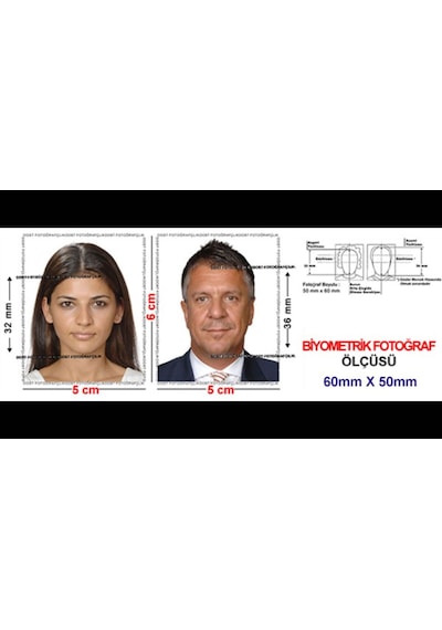 Vesikalık & Biometrik Fotoğraf 12 Adet Vesikalık & Biometrik Fotoğraf 12 Adet