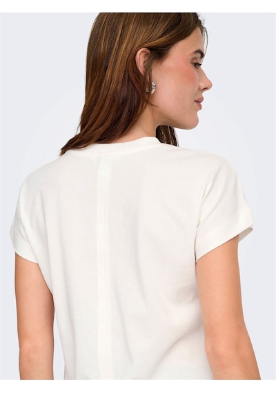 Only Onlerıca S/s Top Jrs Noos Kadın Beyaz T-shirt - 15308926