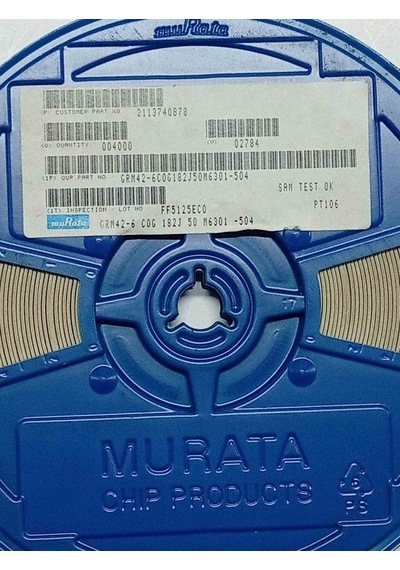 Grm42-6c0g182j50m6301-504 Murata 500 Adet