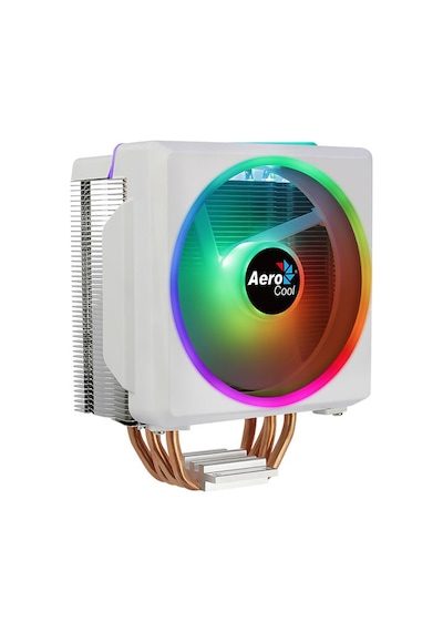 Aerocool Ae-cc-cyln4f-w Cylon 4f Beyaz 12cm Argb Şeffaf Fan İşlemci Soğutucu