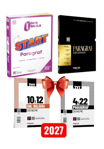 Üç Dört Beş Yayıncılık 2027 Start Paragraf -marka Yayınları 2027 Model Tyt Kpss Dgs Ales Ags Paragraf Konu