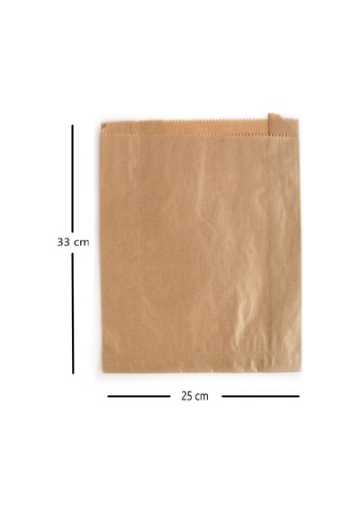 Anadolu Kağıtçılık Çizgili Şamua Kraft Kese Kağıdı 40G 10Kg 25 Cm X 33 Cm
