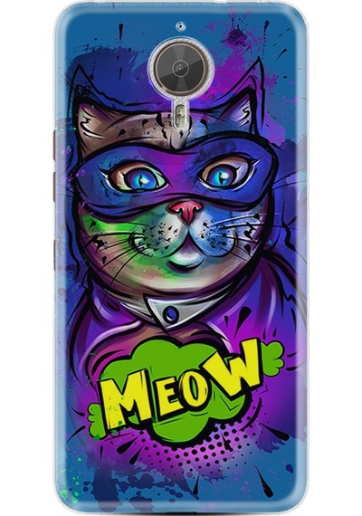 General Mobile Gm 5 Plus Kılıf Silikon Super Meow 1715