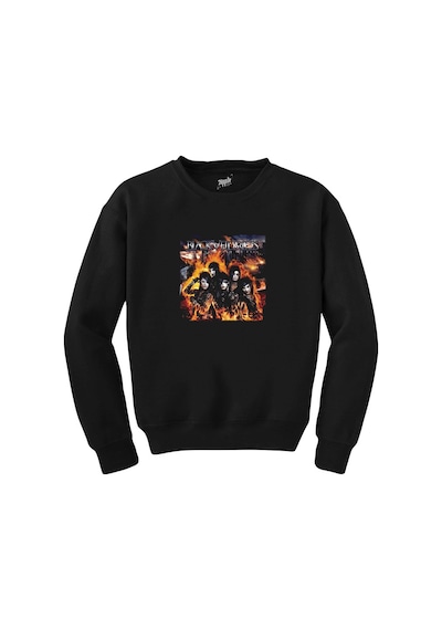 Black Veil Brides Set The World On Fire Siyah Sweatshirt Siyah