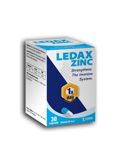Ledax Zinc Çinko 30 Kapsül