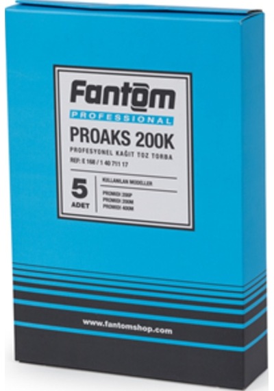 Proaks 200K Profesyonel Kağıt Toz Torba 5'Li Paket