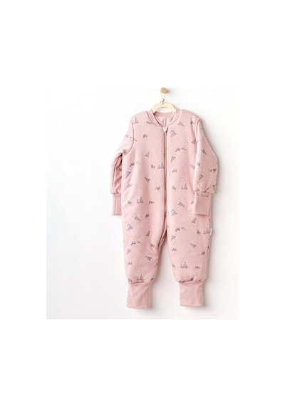 Andywawa Kız Bebek Sleeper Puppy Gazelle Uyku Tulumu Pembe Ac25047 Pembe