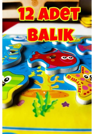 Mıknatıslı Balık Tutma Puzzle Oyunu