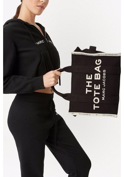The Tote Bag Marc Jacobs Kadın El Ve Omuz Çantası Mjm0017027 Siyah Cilt Siyah