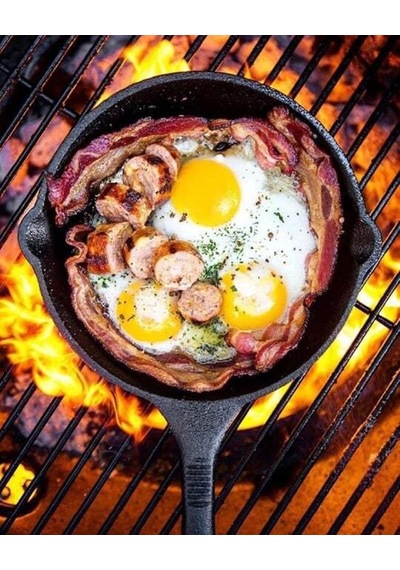 Campout Döküm Tava 10 Inch Çok Renkli