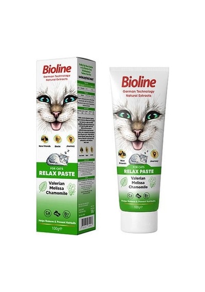 Bioline Relax Paste Kediler İçin Sakinleştirici Macun 100 G