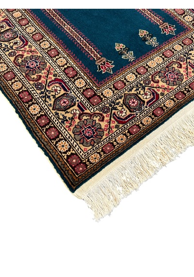 El Dokuma Bünyan Halısı Seccade 90x140 Su Yeşili Yün Namazlık El Dokuma Bünyan Halısı Seccade 90x140 Su Yeşili Yün Namazlık