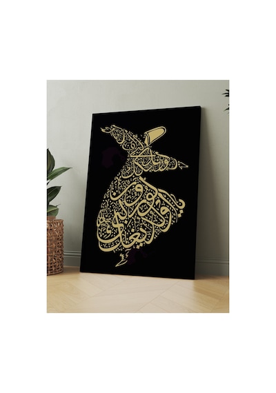 Ya Olduğun Gibi Görün Ya Göründüğün Gibi Ol Mevlana İslami Dini Hat Kanvas Tablo 7 Farklı Ölçü