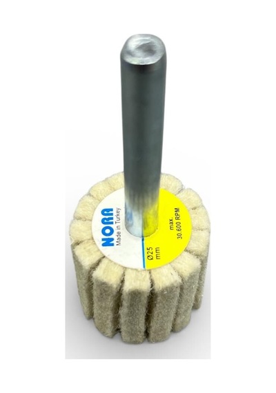 25x20 Yaprak Keçe Saplı Mop Nora-2 Adet Gönderilir