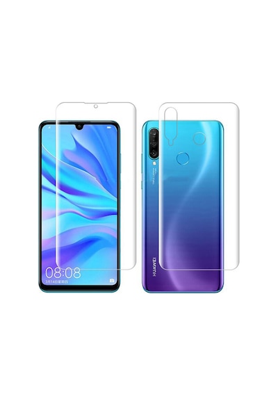 Exquıs Huawei P30 Lite Uyumlu Ön Ve Arka Koruma 360 Full Kaplama - Şeffaf