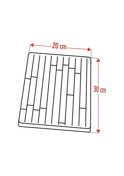 Bambu Kesme Tahtası Sunum Tahtası 20x30 Çok Renkli