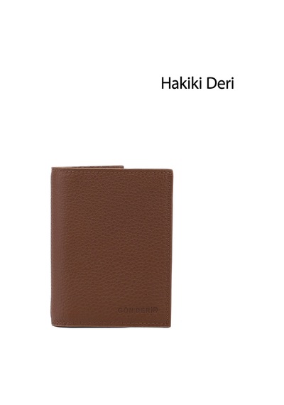 Gönderir Gönderi R Erkek Taba Floter Hakiki Deri Dikey Cüzdan Ddmx76006851