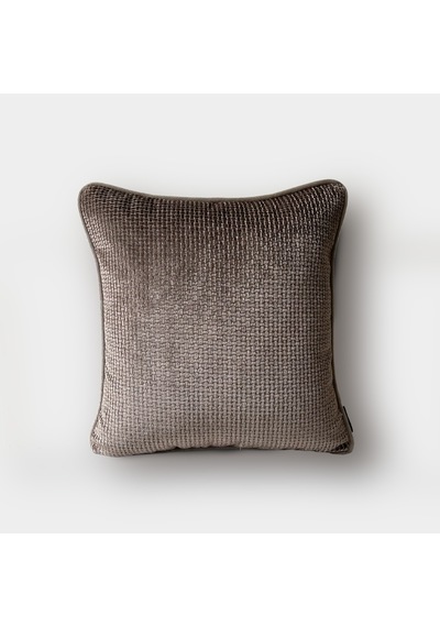 "rona" Desenli Kırlent Kılıfı - 45x45 - Kahve Kahve