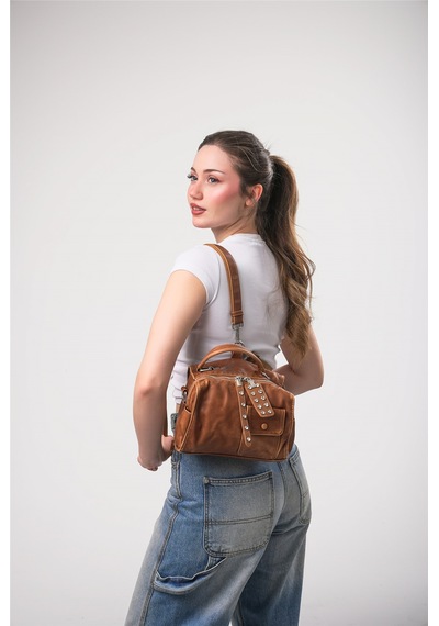 Ççs 18080 Kadın Omuz Ve Sırt Çantası Camel