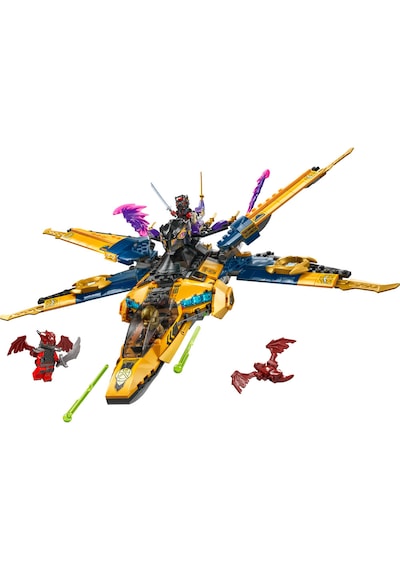 LEGO® NINJAGO® Ras ve Arin'in Süper Fırtına Jeti 71833 - 8 Yaş ve Üzeri Çocuklar için 3 Ninja Minifigürü İçeren Oyuncak Yapım Seti (510P)