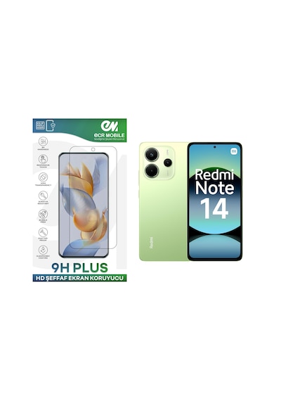Redmi Note 14 Ekran Koruyucu 9h Esnek Nano Cam Tam Uyumlu Şeffaf