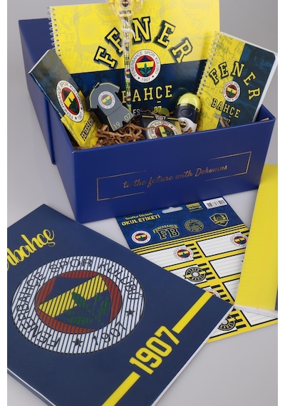 Dekomus Özel Kutulu Lisanslı Fenerbahçe Full + Full Premıum Okul Ve Kırtasiye Seti