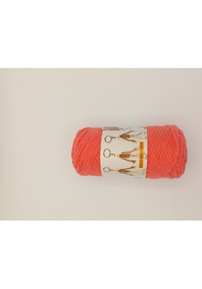 Ön-el Büklüm Taranabilir Makrome İpi - 250 Gr - Pembe