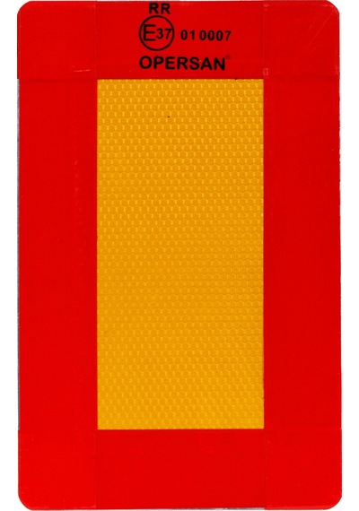 Mega Oto Market Opersan Reflektör Çekici Römork Tır Kamyon Tabel 1 Mm Aluminyum Sac 22x36 Cm Kısa Dikdörtgen 1 Adet