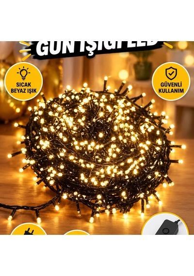 10 Metre Gün Işığı Led Işık Kontrollü Folyo Balon Dekorasyon
