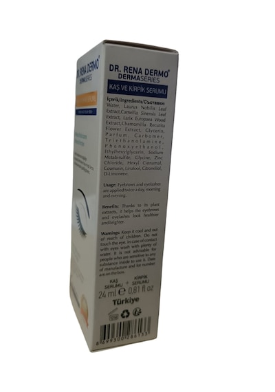 Dr. Rena Dermo Kaş Ve Kirpik Serumu Bitkisel Multivitamin Mineral Komplex 24 Ml
