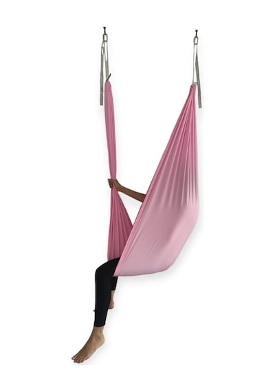 Naturecamp Nadi Pembe Yoga Hamak Seti Çok Renkli