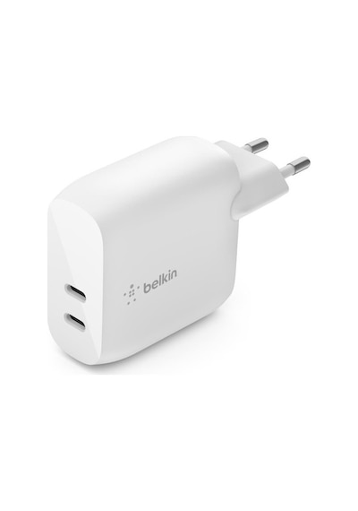 Belkin 40W Çift Girişli Usb-C Pd Hızlı Şarj Aleti