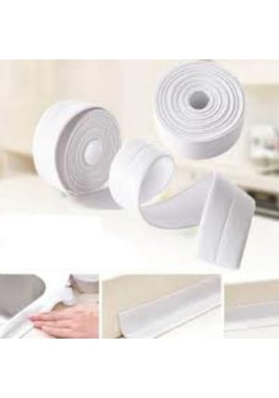 Su Sızdırmaz Geçirmez Beyaz Bant Lavabo Küvet Kenar Mutfak Banyo N11.3341