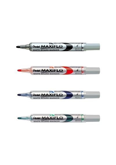 Pentel Maxiflo Tahta Kalemi Set Sünger Ile Yuvarlak Uçlu Ince Diğer