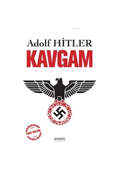 Anonim Yayınları Kavgam Tam Metin Adolf Hitler
