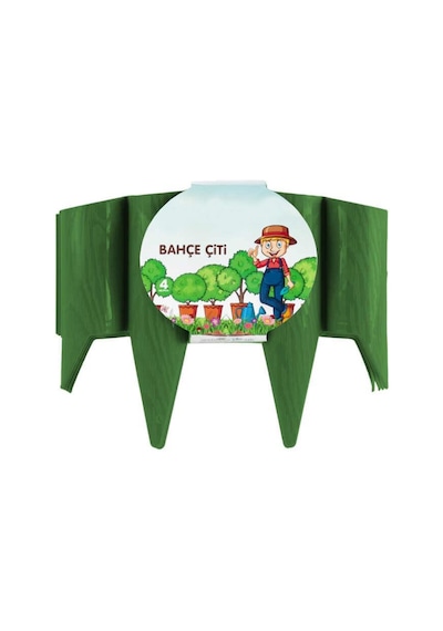 Omnipazar So-ıbc3 Eko İstanbul Bahçe Çiti 4'lü Set 31x23 Cm Yeşil