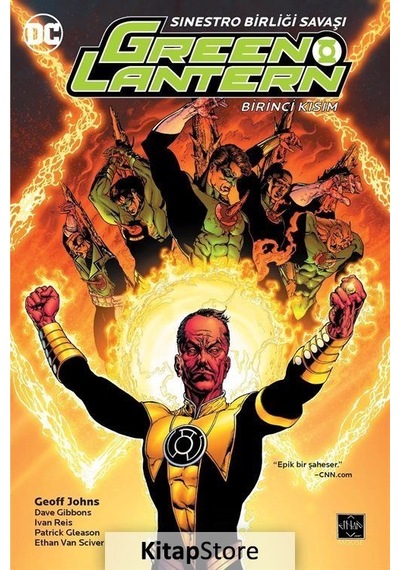 Green Lantern 6 Sinestro Birliği Savaşı Birinci Kısım - Geoff Johns - Arka Bahçe Yayıncılık