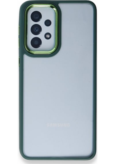 Samsung Uyumlu Galaxy A53 Kılıf Luna Lens Kamera Çerçeveli Silikon Kapak