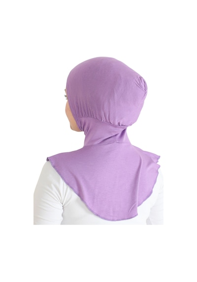 Modish Group Kadın Boyunluklu Hijab Tesettür Pratik Spor Bone - Sarı Lila